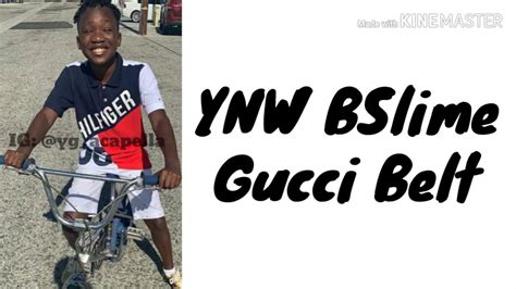 gucci gucci belt song|gucci belt ynw bslime.